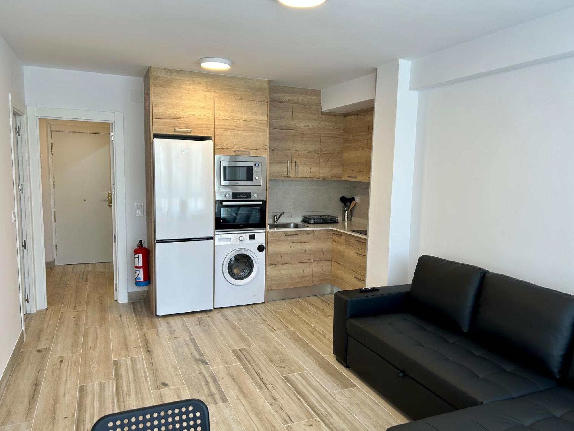 Apartamento Plaza De La Villa Playa Trengandin โนฮา ภายนอก รูปภาพ