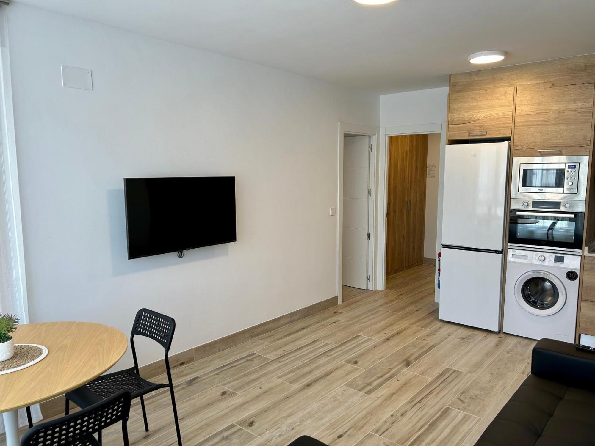 Apartamento Plaza De La Villa Playa Trengandin โนฮา ภายนอก รูปภาพ